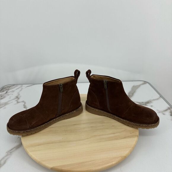 Birkenstock Melrose Suede Leather Size 37 US 6-6.5 Espresso Brown Comfort NEW - Picture 7 of 12